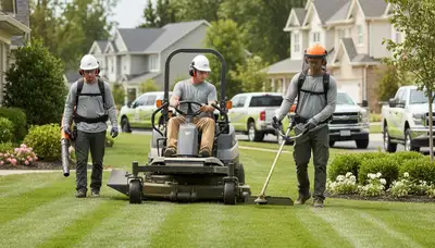 Professional tree service crew in Wellesley, MA providing local tree care and maintenance