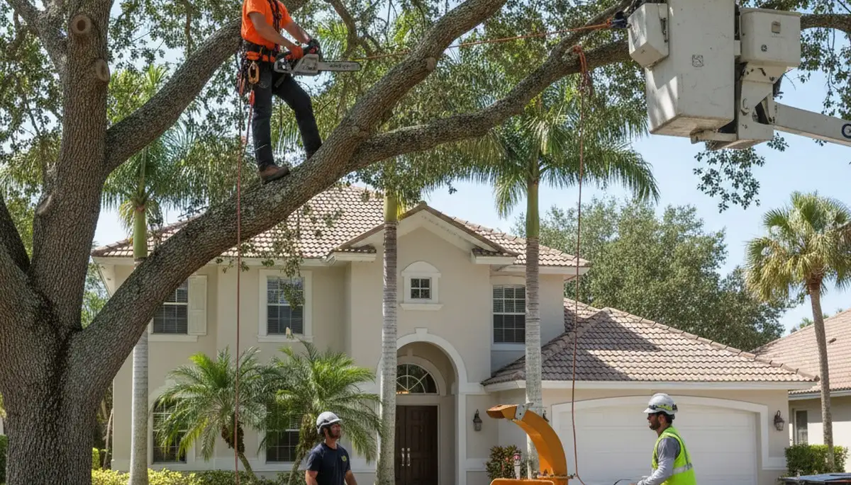 Tree service team providing professional tree care in Wellesley, MA
